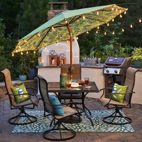 Miniatura 4 de SUNSGNE Tira de luces Edison para exteriores de 25 pies con 27 bombillas Edison transparentes, ST35 luces vintage para patio, jardín, patio, porche
