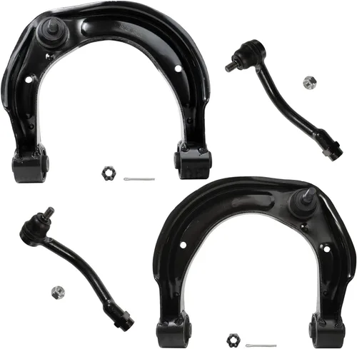 Miniatura 180 de Detroit Axle - Kit de 4 brazos de control delanteros para Ford Mustang 05-10, 2 brazos de control inferiores, 2 puntales 2005 2006 2007 2008 2009