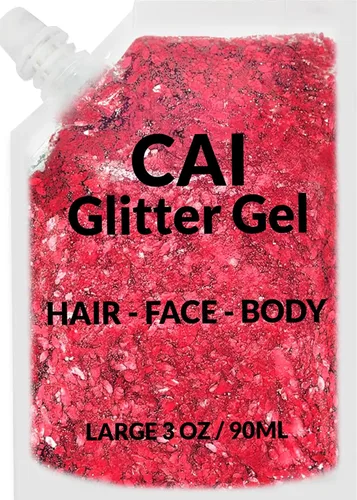 Miniatura 13 de Gel de purpurina para rostro, cuerpo y cabello, purpurina de Halloween para niños y mujeres, gel de grado cosmético de 3 onzas con luna y estrellas