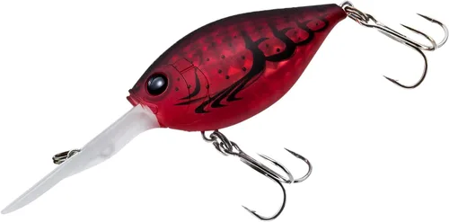 YO-Zuri 3DR-X Crank DD - Señuelo flotante para baño, 1.969 in, color Cangrejo rojo translúcido mate