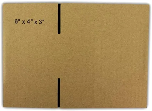 Miniatura 5 de EcoSwift 50 cajas de embalaje de la cartulina acanalada 6x4x3 que envían por correo los cartones móviles de la caja de envío
