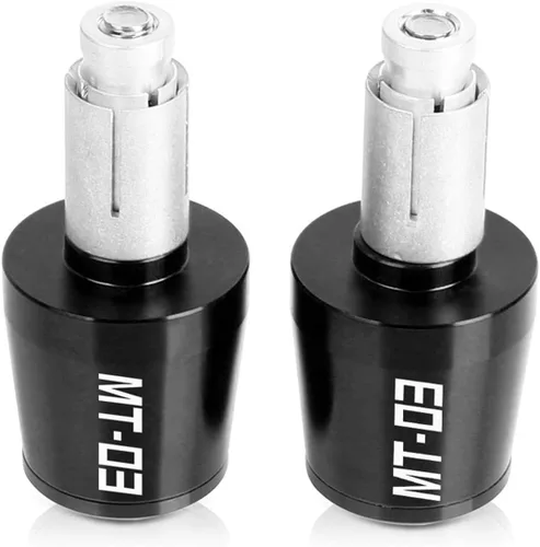 Miniatura 16 de Para Yamaha MT-03 MT03 MT 03 2014 2015 2016 2017 2018 2019 2020 motocicleta 0.866 in manillar Grips manillar extremos tapas tapón deslizante