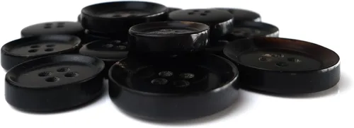 Miniatura 3 de ButtonMode Juego de 16 botones de traje de cuerno de búfalo con 4 botones que miden 0.787 in (3/4 pulgadas) para la parte delantera de la chaqueta