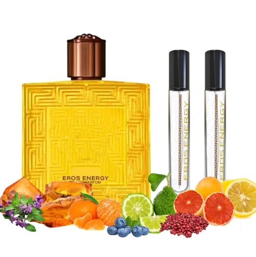 Equivalence EROS ENERGY - Perfume para hombre | Aroma de verano de larga duración | Aroma cítrico fresco y picante | 100% original | Fragancia