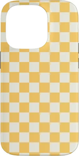 Miniatura 16 de Funda con patrón clásico de cuadros amarillo para iPhone 11