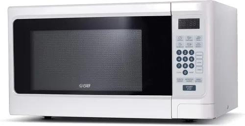 Miniatura 2 de Commercial Chef Microondas para encimera, 1.1 pies cúbicos, blanco y negro+Decker CM1160B Cafetera programable de 12 tazas, negro/acero inoxidable