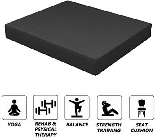 Miniatura 5 de Almohadilla de espuma de equilibrio antideslizante, tapete de ejercicio de gimnasio para terapia física, entrenamiento de estabilidad, ejercicio