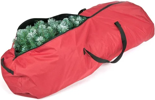 Bolsa de lona con ruedas para almacenamiento de árboles: bolsa de almacenamiento para árbol de Navidad con ruedas de 7.5 pies para árboles