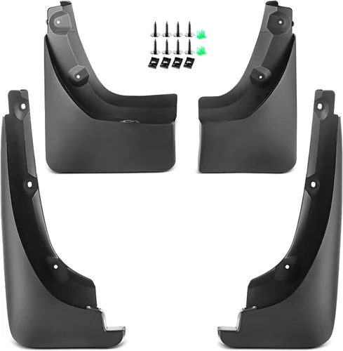 YHTAUTO Juego de 4 protectores contra salpicaduras para Toyota RAV4 2006-2012 Sport Utility, con guardabarros de fábrica, delantero y trasero