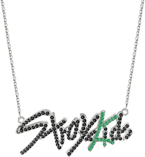 YANENG KPOP - Collar para niños con colgante de cristal chapado en oro blanco, joyería para fanáticos de la permanencia, regalos para mujeres, niñas