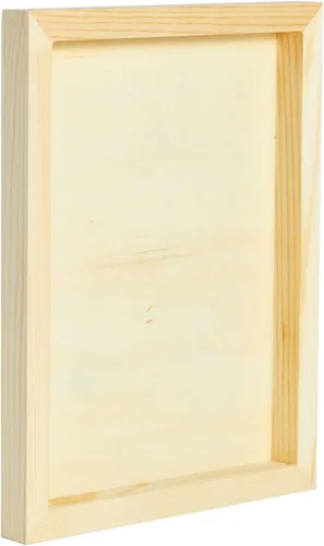 Miniatura 7 de Juvale Tableros de lona de madera, 8 x 10 pulgadas, pino marrón claro, 0.85 pulgadas de grosor, paquete de 6, lienzo de madera en blanco