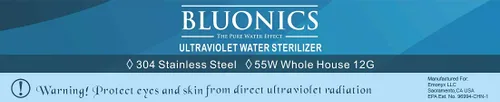 Miniatura 5 de Sistema purificador de filtro de agua de pozo con luz ultravioleta UV de 55W más sedimentos y carbón para óxido, hierro, arena, suciedad