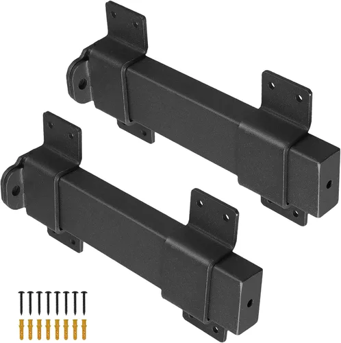 2 pestillos de puerta deslizante, cerradura de alta resistencia con agujero de candado, adecuado para cercas de madera, cerradura de puerta de