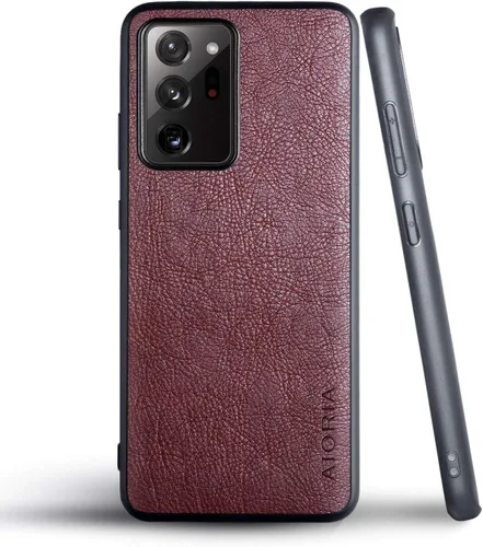 Miniatura 57 de AIORIA Funda protectora completa para Samsung Galaxy S20 FE 5G, 6.5 pulgadas Premium PU cuero cubierta retro negocio diseño completo funda Marrón