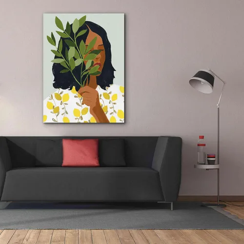 Miniatura 3 de Epic Graffiti 'Botany Portrait I' de Victoria Barnes, lienzo giclée, arte de pared, 40 x 54 pulgadas