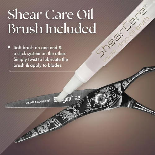 Miniatura 5 de Olivia Garden Dragon Professional Hairdressing Shear and Thinner Intro Case