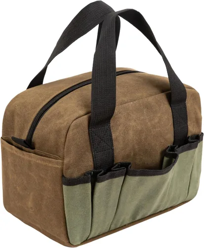 Miniatura 14 de Bolsa de herramientas pequeña, bolsa organizadora de herramientas de boca ancha con parte superior cerrada, bolsas de herramientas de gran capacidad