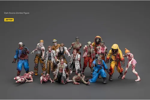 Miniatura 3 de JOYTOY Dark Source Zombie - Figura de Acción 1/25, 11 piezas con articulaciones móviles y desmontables, figuras de zombi en miniatura