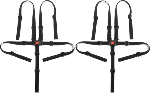 Miniatura 8 de ZARPMA Cinturón de arnés de 5 puntos para bebé, correa ajustable de 1.0 in de ancho para cochecito, silla de paseo para silla alta para niños