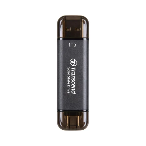 Miniatura 11 de Transcend ESD310 SSD externo de 128 GB, hasta 1,050 MB/s, unidad flash USB dual para iPhone/iPad/Mac/Windows, Android/Tablet/PC, USB 3.2 Gen 2 Thumb