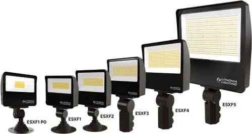 Miniatura 11 de Lithonia Lighting ESXF1 ALO SWW2 KY DDB M2 Luz LED exterior con interruptor, montaje en nudillo o yugo, bronce