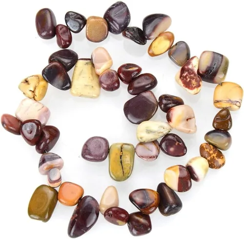 Miniatura 28 de Adabele GZ6-45 - Cuentas sueltas Keishi de pétalos de amazonita natural de 15 pulgadas a 0.787 in, forma libre, para hacer joyas artesanales
