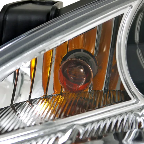 Miniatura 6 de SPEC-D TUNING Faros LED de proyector de cromo estilo compatible con Hyundai Genesis 2010-2012 de 2 puertas Coupé, conjunto de faros izquierdo +