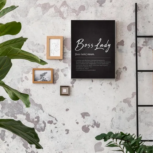 Miniatura 3 de BIWSHA Regalos negros para mujer, decoración de oficina para jefa negra, los mejores regalos de agradecimiento para mujeres jefas, arte de pared