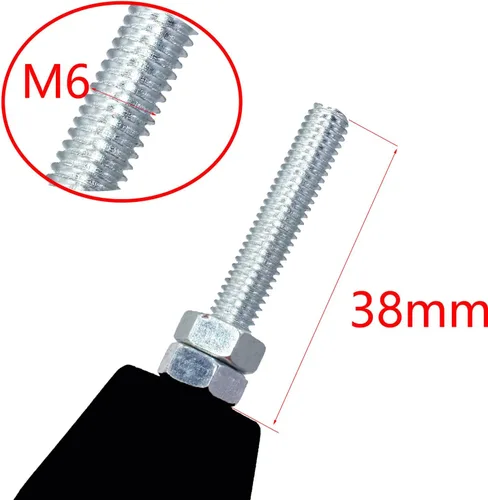 Miniatura 3 de 2 piezas de ajustadores de cadena de 12 mm para Honda XR50, CRF50, XR70, CRF70, motos de pit, 70cc, 110cc, 125cc (Negro)
