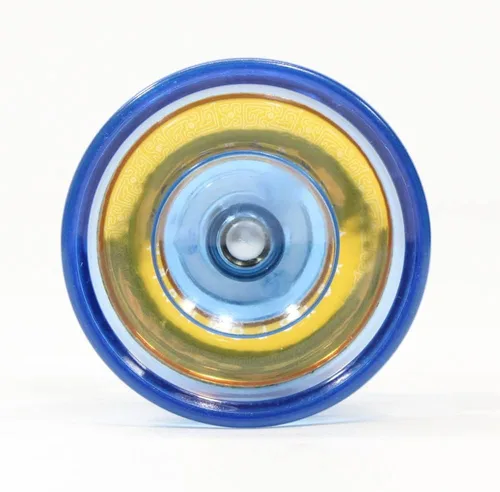 Miniatura 2 de D6 - Yoyó sensible de policarbonato, apto para principiantes (gorra azul y dorada)