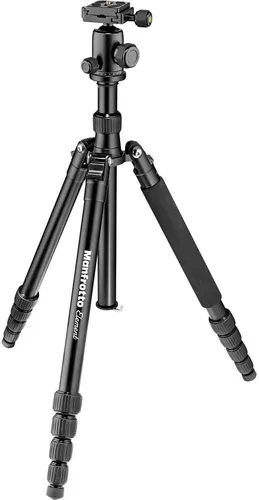 Miniatura 8 de Manfrotto Element Traveller - Kit de trípode pequeño de aluminio de 5 secciones con cabeza esférica Rojo