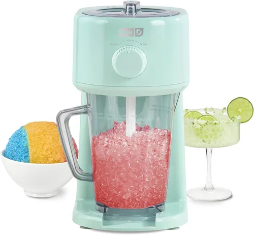 Dash Máquina Deluxe de Hielo Raspado y Granizados - Fácil de Usar, Máquina de Granizados y Conos de Nieve - Incluye Jarra para Servir y Guía de
