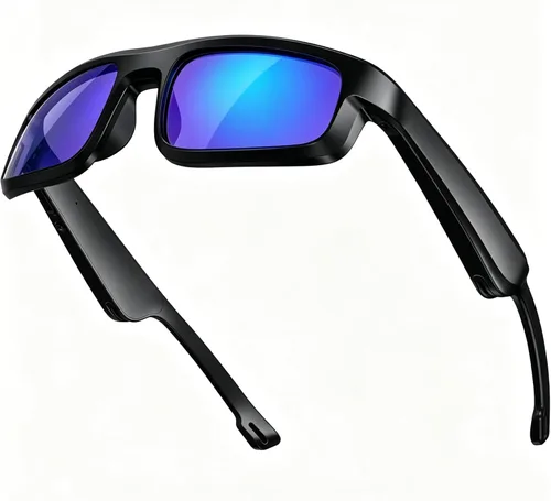 Miniatura 11 de Gafas inteligentes, gafas de sol polarizadas Bluetooth, micrófono y altavoces integrados, asistente de voz, protección UV, gafas de sol de audio
