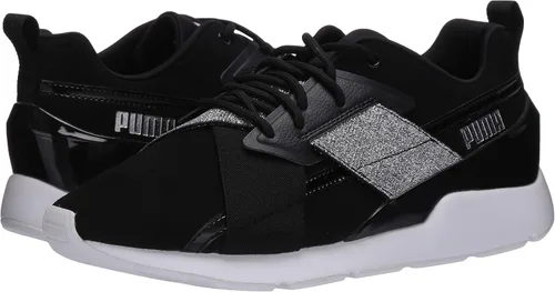 Miniatura 7 de Puma Tenis Muse X-2 para mujer color negro plateado talla 6 M de EE UU Negro