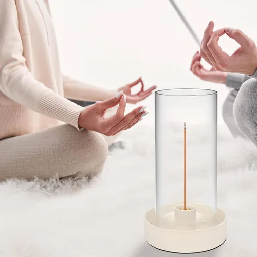 Miniatura 7 de Soporte multifuncional para quemador de incienso, perfecto para varillas de incienso, Palo Santo, salvia y más. Diseño moderno y simple con una