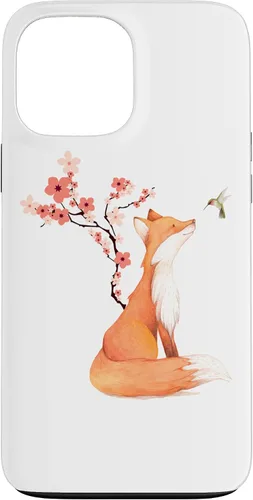 Miniatura 24 de The Cute Fox and Hummingbird Cherry Blossom Flower Present Case for iPhone 17