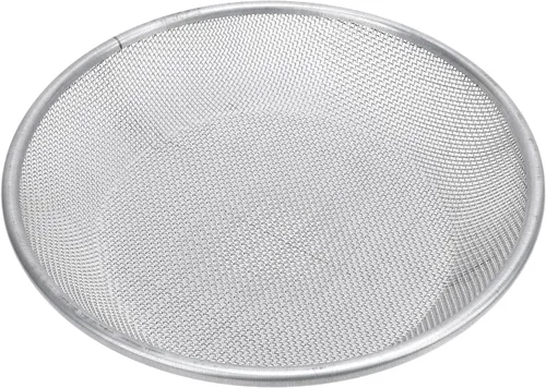 Miniatura 2 de Tamiz de suelo de acero inoxidable, versátil herramienta de jardinería a prueba de óxido con pantallas de malla, colador con guantes antideslizantes
