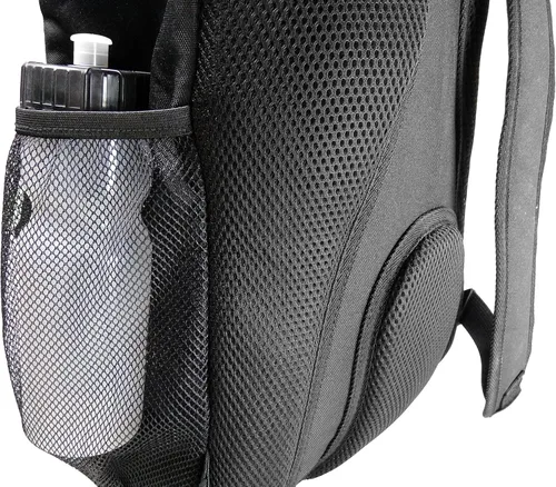 Miniatura 8 de Mochila de fútbol con compartimento para pelotas - Para niños y niñas La bolsa se adapta a todos los equipos de fútbol y equipo de gimnasio (negro)
