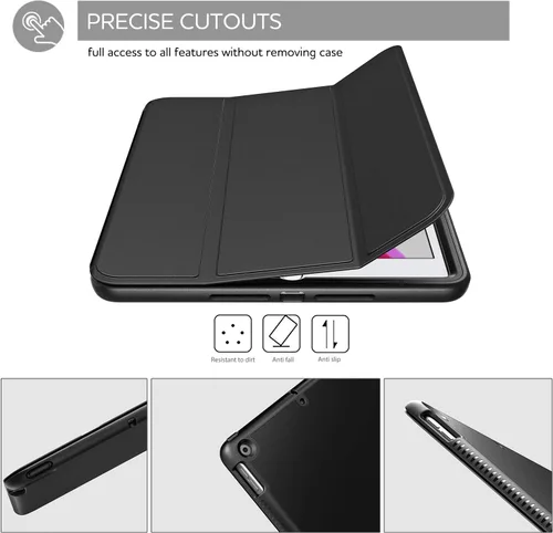 Miniatura 5 de SURITCH para iPad de 9ª/8ª/7ª generación, Funda iPad 10.2, [Protector de Pantalla Integrado] [Soporte para Lápiz] Funda de Cuero Ligera Cubierta