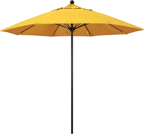 Miniatura 30 de California Umbrella Paraguas comercial para patio de la serie Venture, Negro