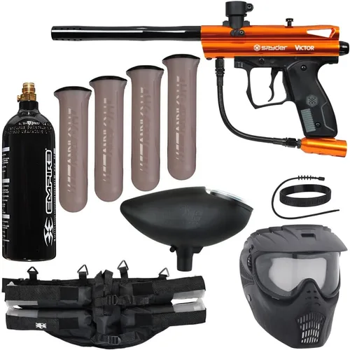 Miniatura 2 de Action Village Kit de Paquete de Pistola de Paintball Kingman Spyder Epic (Victor)
