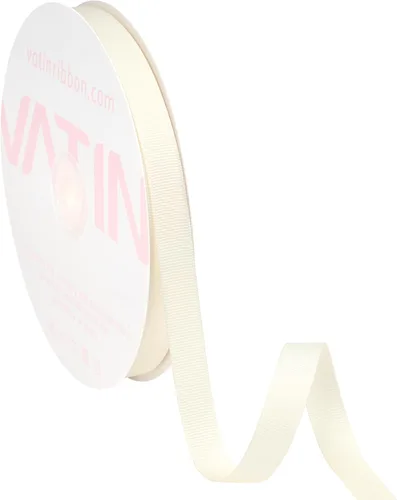Miniatura 90 de Vatin - Rollo de cinta de grogrén, rollos de 25-50 yardas, perfecto para decoración de bodas, coronas, baby showers, envolturas de paquete de regalo