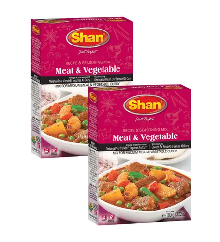 Miniatura 88 de Shan Korma Recipe and Seasoning Mix 1.76 oz (50g) - Spice Powder for Traditional Meat in Yogurt Sauce - Suitable for Vegetarians - Airtight Bag in a