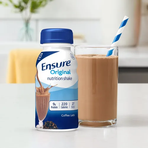 Miniatura 8 de Ensure Original Latte de Café Nutritivo Batido Pequeño de Reemplazo de Comida Listo Para Beber 9g de Proteína, 27 Vitaminas y Minerales 8 fl