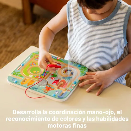 Miniatura 2 de Juego de magnético laberinto de ciudad, de la marca Haba, para niños de 2 años en adelante