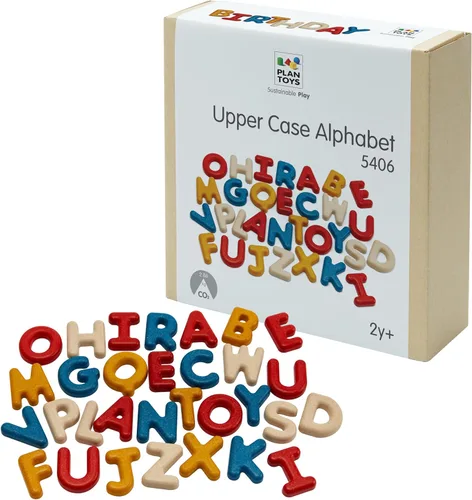 Miniatura 10 de PlanToys® Juego de aprendizaje de madera con alfabeto en minúsculas para niños a partir de 3 años Recurso educativo Montessori