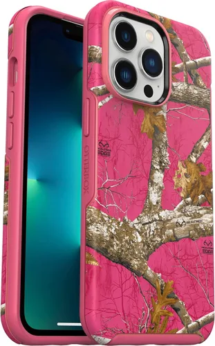Miniatura 8 de OtterBox Symmetry Series + - Funda antimicrobiana transparente con MagSafe para iPhone 13 Pro, azul Azul/Claro