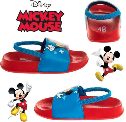 Miniatura 5 de Disney Minnie Mouse, Encanto, Mickey, Lightning McQueen, Frozen Elsa Anna Girl - Sandalias de verano para niños con correa trasera para la playa