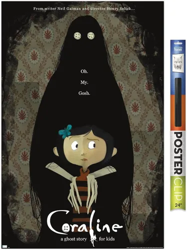Miniatura 13 de Trends International Coraline Ghost Story - Póster de una hoja para pared, 22.4 pulgadas de largo x 14.7 pulgadas, versión enmarcada en negro