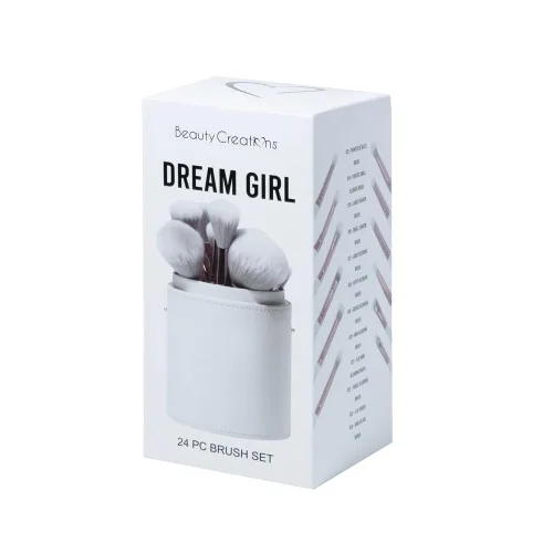 Miniatura 2 de Juego de 24 brochas para cosméticos con estuche de viaje a juego (Dream Girl)